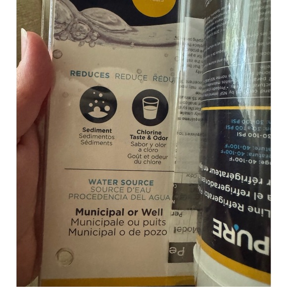 EcoPure 5 Year In-Line Refrigerator Filter - Picture 2 of 5